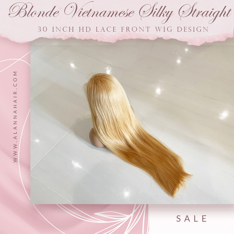 13x4 HD Lace Front Wig Design: SUPER Double Drawn 4/27/613